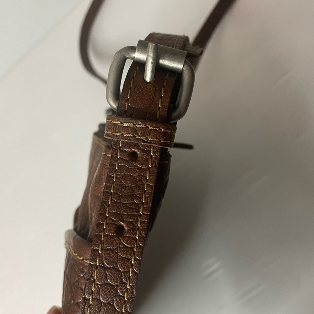 Jack Georges HORNBACK CROCO SERENA CROSSBODY BAG Brown - Picture 13 of 13